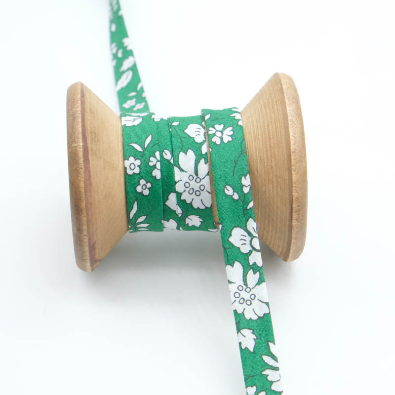 Liberty Fabrics Capel Vert Bias Tape - Maison Klem